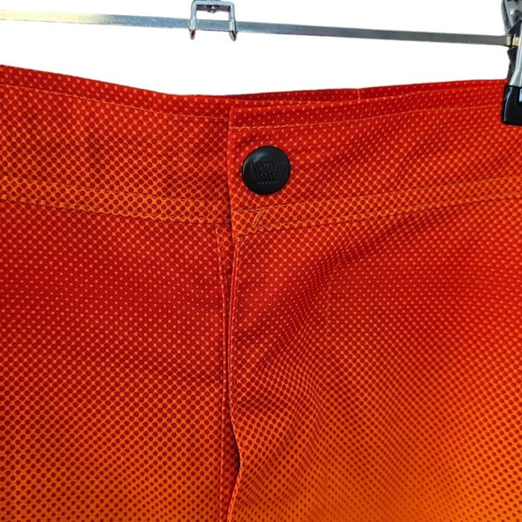 Mack Weldon Mens Board Shorts Size 33/34 Orange Swim Athletic Unlined Pockets - Picture 10 of 10